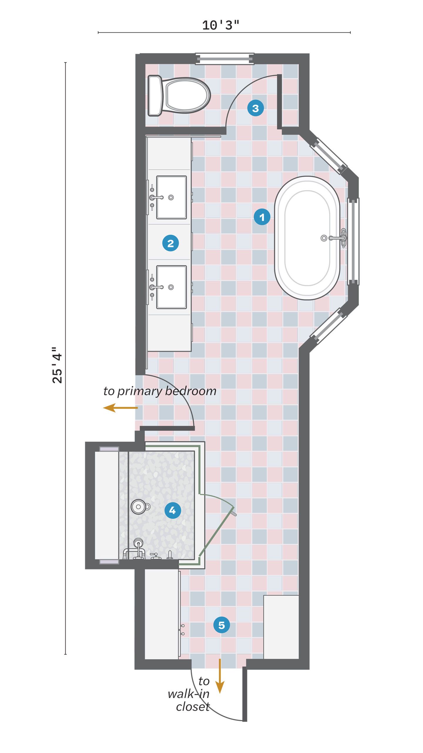 Bathroom Floor plan