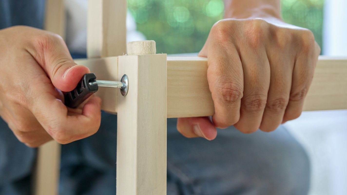 Using an allen screw in a chair