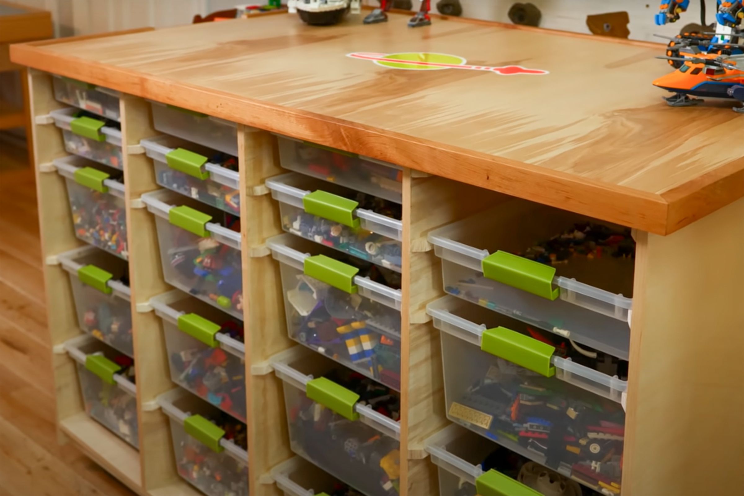 Lego and Crafting Storage Table