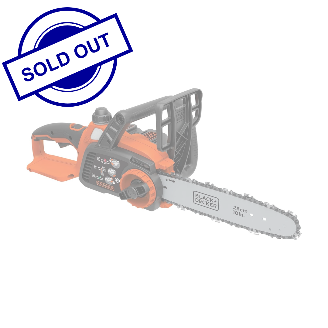 BLACK+DECKER 20V MAX Cordless Chainsaw Kit Logo