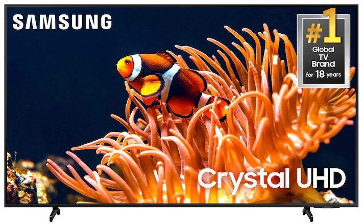 Samsung 43″ Class Crystal UHD DU8000 Logo