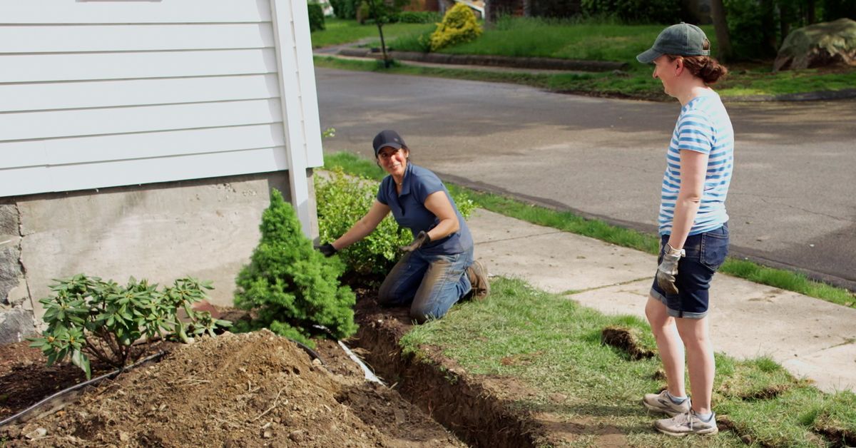 S23 E6: Jenn Nawada installs a downspout extension