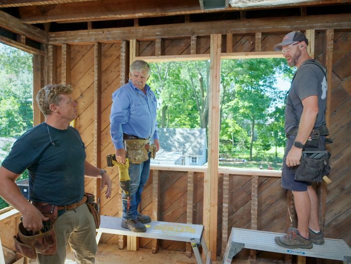 S45 E20: Tom Silva and Kevin O'Connor frame a rough opening for new windows