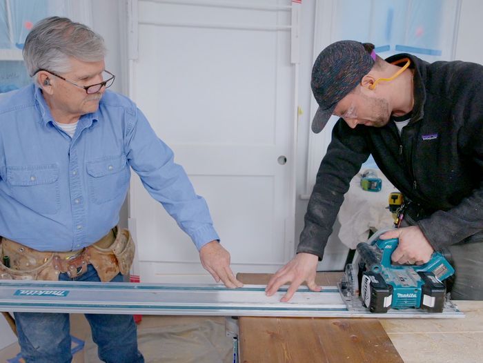 S45 E25: Tom Silva and Zack Dettmore build a mudroom bench from reclaimed lumber