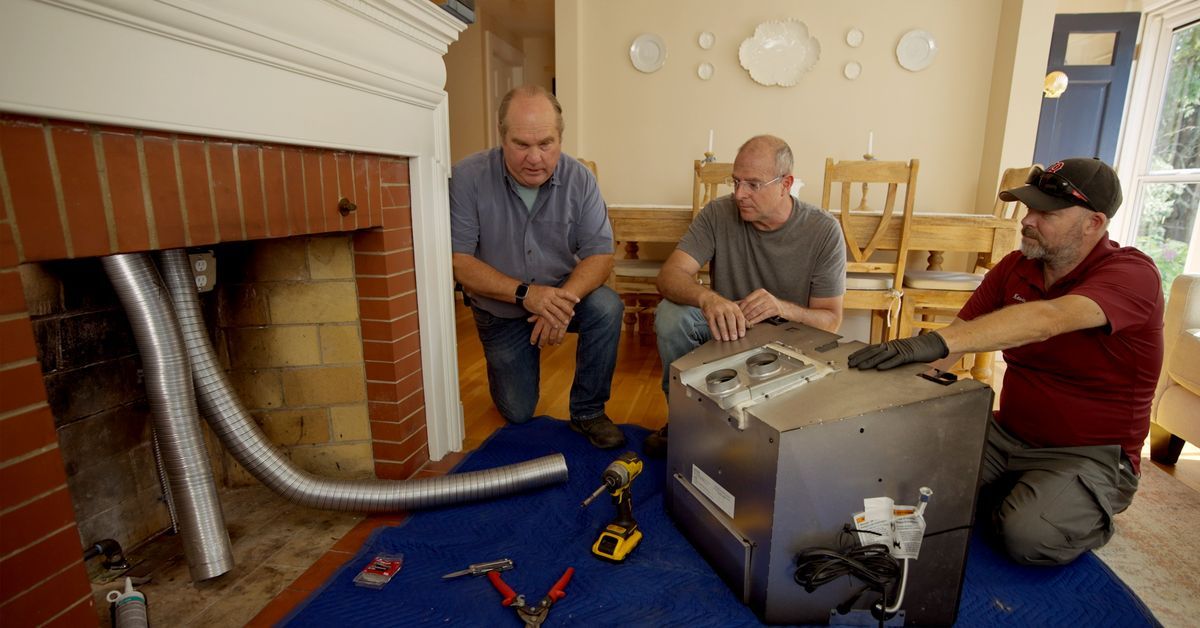 S23 E12: Richard Trethewey installs a gas fireplace insert
