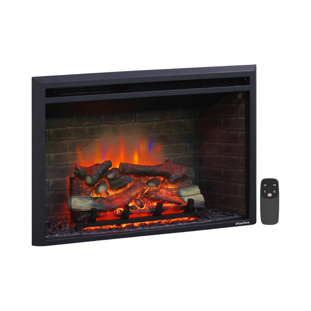 PuraFlame 33-Inch Western Electric Fireplace Insert Logo