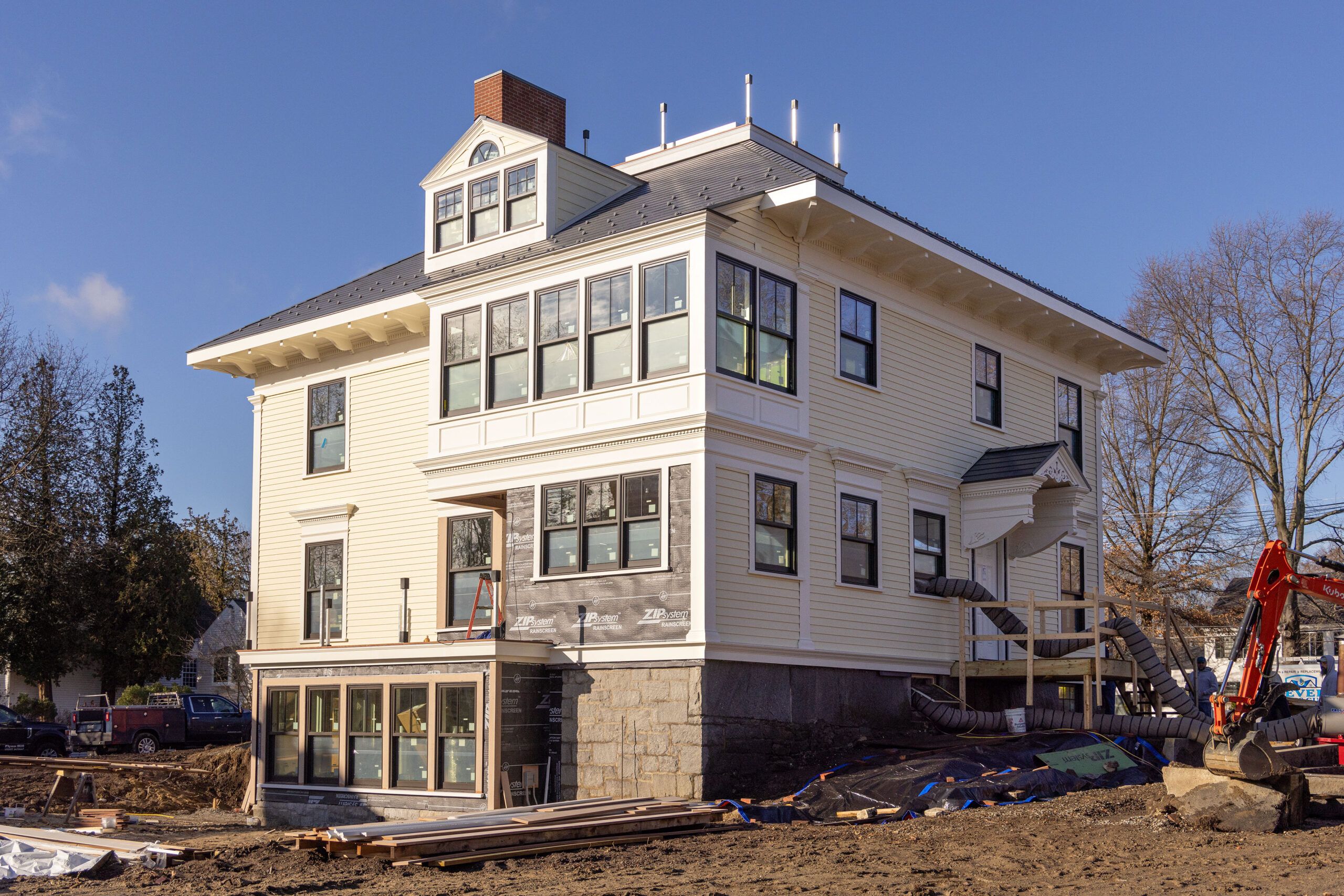 Back of the Westford house